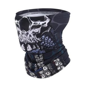 Letnia Magiczna Chusta Anty UV Szalik Jedwabny Chłodzący Czaszka. Czarne apaszki i chusty WEST BIKING, bez wzorów, z elastanu, sportowe. Za 79,60 zł.