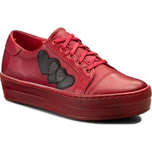 Sneakersy SIMEN - 0462 Sovage Rosso. Czółenka marki Simen. W wyprzedaży za 199,00 zł.
