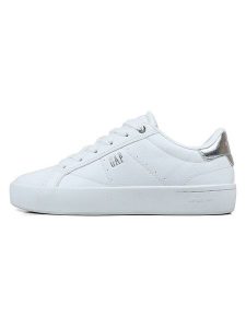 GAP Sneakersy "Tyler" w kolorze białym rozmiar: 38. Białe trampki GAP, bez wzorów, bez zapięcia. Za 148,96 zł.