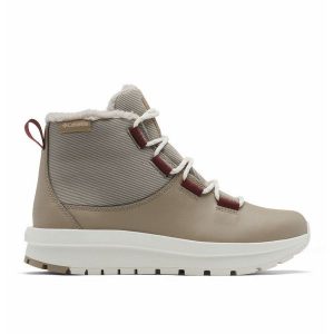 Buty trekkingowe zimowe ocieplane damskie Columbia Moritza Shorty. Brązowe buty trekkingowe Columbia, bez zapięcia. Za 599,00 zł.