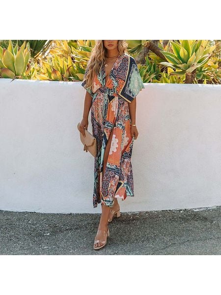 LA Angels Sukienka ze wzorem rozmiar: M. Sukienki LA Angels, na imprezę, m, bez wzorów, bez kołnierzyka, bez ramiączek, maxi. Za 132,36 zł.