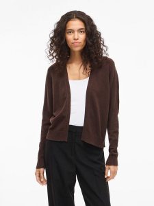 Vila Kardigan "Viril" w kolorze brązowym rozmiar: XS. Brązowe kardigany Vila. Za 100,52 zł.