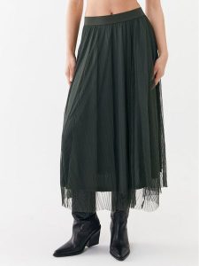 ONLY Spódnica midi 15214303 Zielony Regular Fit. Zielone spódnice ONLY, l, bez wzorów, z syntetyku, midi. Za 99,99 zł.