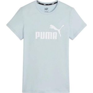 Damska Koszulka Z Logo Essential. Niebieskie bluzki Puma, bez wzorów, casualowe, bez kołnierzyka, bez ramiączek. Za 127,99 zł.