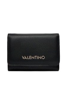 Valentino Portfel Brixton VPS7LX43 Czarny. Czarne portfele Valentino, bez wzorów, ze skóry. Za 189,99 zł.