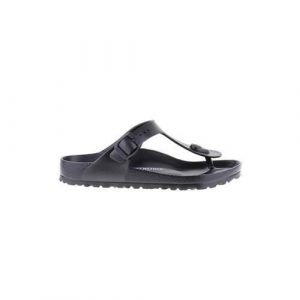 Japonki damskie Birkenstock Gizeh Eva. Czarne klapki Birkenstock, bez wzorów, z materiału, bez obcasa. Za 313,00 zł.