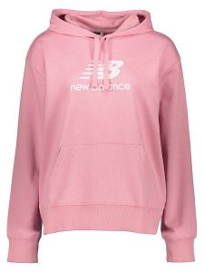 New Balance Bluza "Essentials" w kolorze jasnoróżowym rozmiar: M. Różowe bluzy New Balance, m, bez wzorów, z kapturem. Za 164,95 zł.