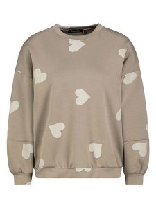 Sublevel Bluza w kolorze brązowo-beżowym rozmiar: M/L. Brązowe bluzy Sublevel, l, bez wzorów, bez kaptura. Za 127,35 zł.