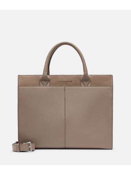 Liebeskind Berlin Skórzana torebka "Blake" w kolorze szarobrązowym - 34 x 28 x 14 cm rozmiar: onesize. Brązowe torebki klasyczne Liebeskind Berlin, bez wzorów, z materiału, przez ramię, bez dodatków. Za 699,51 zł.