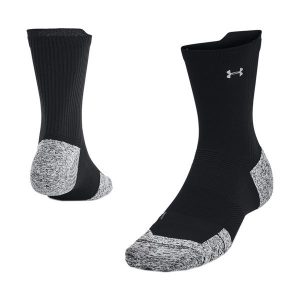 Skarpety do biegania Under Armour Ad Run Cushion 1Pk Mid. Czarne skarpetki Under Armour, bez wzorów. Za 54,99 zł.