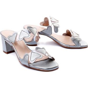 BRENDA ZARO T3589 mercuri, klapki damskie. Szare klapki Brenda Zaro, bez wzorów, bez obcasa, na obcasie. Za 174,95 zł.
