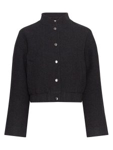 MOSS COPENHAGEN Kurtka przejściowa "Seba" w kolorze antracytowym rozmiar: M/L. Czarne kurtki Moss Copenhagen, l, bez wzorów, bez kaptura. Za 260,99 zł.