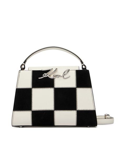 KARL LAGERFELD Torebka B3W30027 Czarny. Czarne kuferki KARL LAGERFELD, bez wzorów, ze skóry, bez dodatków. Za 1 299,00 zł.