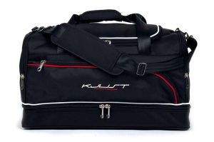 Torba sportowa KJUST SP74MK (48L). Czarne torby podróżne i sportowe KJUST, bez wzorów, z materiału, na ramię. Za 243,00 zł.