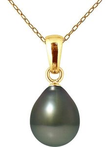 Pearline Złota zawieszka z perłą rozmiar: onesize. Brązowe zawieszki Pearline, z perłą, srebrne. Za 600,99 zł.