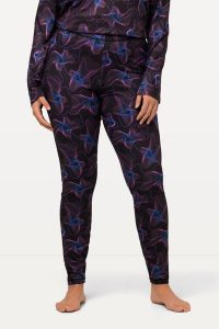 Damskie Legginsy funkcyjne fale szybkoschnęce. Czarne legginsy Ulla Popken, bez wzorów, z elastanu. Za 223,99 zł.