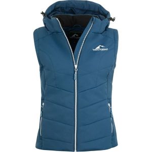 Westfjord Kamizelka funkcyjna "Krafla XT" w kolorze niebieskim rozmiar: L. Niebieskie kamizelki Westfjord, l, bez wzorów, bez kołnierzyka, bez ramiączek, bez kaptura. Za 161,73 zł.