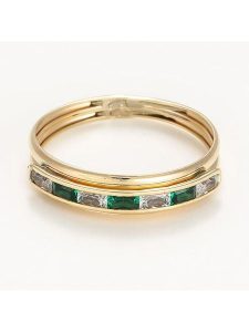 OR ÉCLAT Złoty pierścionek "Lucas" z cyrkoniami rozmiar: 52. Zielone pierścionki OR ÉCLAT, z cyrkonią, złote. Za 695,99 zł.