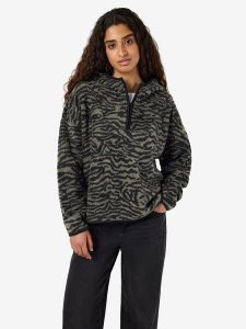 Noisy may Bluza "Cozy" w kolorze czarno-zielonym rozmiar: XS. Zielone bluzy Noisy may, xs, bez wzorów, z kapturem. Za 164,95 zł.