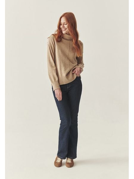 TATUUM Golf w kolorze beżowym rozmiar: XS. Brązowe golfy Tatuum, xs, bez wzorów, bez ramiączek. Za 104,64 zł.