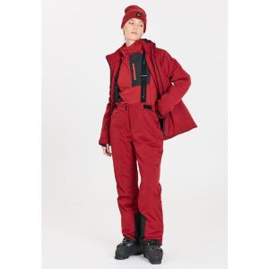 Spodnie narciarskie dla kobiet Whistler Yarra W-Pro 15000. Czerwone spodnie sportowe WHISTLER, na zimę, bez wzorów, narciarskie. Za 376,00 zł.