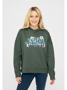 Derbe Bluza w kolorze zielonym rozmiar: S. Zielone bluzy Derbe, s, bez wzorów, z bawełny, z kapturem. Za 149,31 zł.