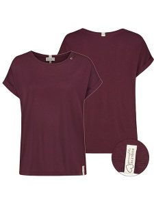 Sublevel Koszulka w kolorze bordowym rozmiar: M. Czerwone bluzki Sublevel, m, bez wzorów, z bawełny, bez kołnierzyka, bez ramiączek. Za 47,82 zł.