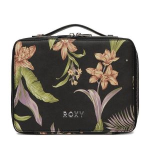 Kosmetyczka Roxy. Czarne kosmetyczki Roxy, bez wzorów. Za 119,99 zł.