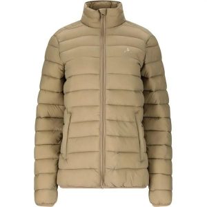 Damska kurtka puchowa Whistler Arubi. Brązowe kurtki WHISTLER, bez wzorów, z puchu, bez kaptura. Za 299,00 zł.