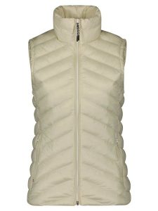 DOLOMITE Kamizelka pikowana "Strenta" w kolorze kremowym rozmiar: L. Brązowe kamizelki Dolomite, l, bez wzorów, z poliamidu, bez kołnierzyka, bez ramiączek, bez kaptura. Za 252,94 zł.