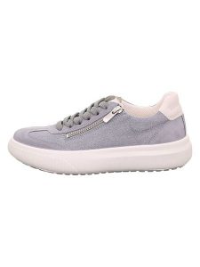 Legero Skórzane sneakersy "Jump" w kolorze błękitnym rozmiar: 39. Niebieskie trampki Legero, bez wzorów, bez zapięcia. Za 301,45 zł.