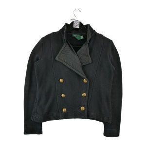 Second life - Kurtka damska w kolorze czarnym - Jak nowy. Czarne kurtki Ralph Lauren, bez wzorów, bez kaptura. Za 152,24 zł.