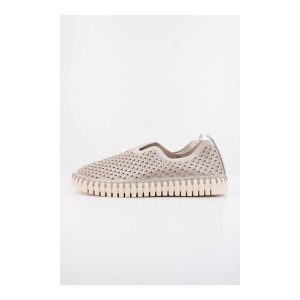 Buty ILSE JACOBSEN 179043 Srebrny. Szare buty trekkingowe Ilse Jacobsen, ze skóry, bez zapięcia. Za 274,99 zł.