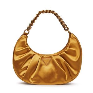 Torebka Guess. Brązowe torebki klasyczne Guess, z aplikacjami, bez dodatków. Za 449,99 zł.