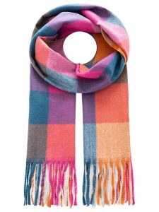 Zwillingsherz Szal ze wzorem - 200 x 33 cm rozmiar: onesize. Szaliki Zwillingsherz, bez wzorów, z materiału. Za 82,99 zł.