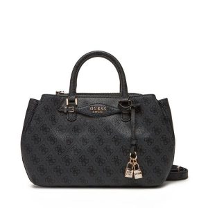 Torebka Guess. Szare torebki klasyczne Guess, z aplikacjami, bez dodatków. Za 489,99 zł.