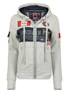 Canadian Peak Bluza "Fipeak" w kolorze szarym rozmiar: L. Szare bluzy Canadian Peak, l, z aplikacjami, bez kaptura. Za 113,99 zł.