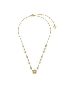 Guess Naszyjnik JUBN06 283JW Złoty. Żółte naszyjniki Guess, ze stali. Za 315,99 zł.