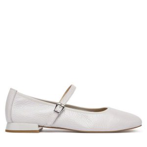 Baleriny Caprice. Szare balerinki Caprice, bez wzorów, bez obcasa, bez zapięcia. Za 409,99 zł.