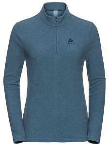Odlo Bluza polarowa "Roy" w kolorze niebieskim rozmiar: XS. Niebieskie bluzy ODLO, s, bez wzorów, z materiału, bez kaptura. Za 131,74 zł.