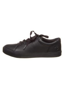 Timberland Skórzane sneakersy "Skyla Bay" w kolorze czarnym rozmiar: 36. Czarne trampki Timberland, bez wzorów, ze skóry, bez zapięcia. Za 150,45 zł.