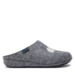 Kapcie Panto Fino. Szare kapcie Panto Fino, bez wzorów. Za 129,99 zł.