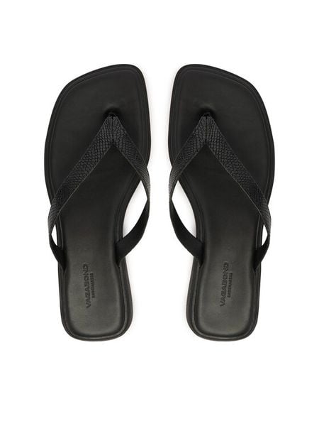 Vagabond Shoemakers Japonki Izzy 5913-408-20 Czarny. Czarne klapki Vagabond Shoemakers, bez wzorów, ze skóry, bez obcasa. Za 369,99 zł.