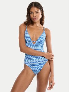 Triumph Strój kąpielowy Mix & Match Summer OP 10226506 Niebieski. Niebieskie stroje jednoczęściowe Triumph, bez wzorów, z syntetyku. Za 249,99 zł.