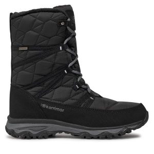 Trekkingi Karrimor. Czarne buty sportowe KARRIMOR, bez wzorów, z polaru, bez zapięcia, trekkingowe. Za 329,99 zł.
