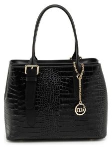 Mia Tomazzi Skórzana torebka "Berengario" w kolorze czarnym - 31 x 24 x 11 cm rozmiar: onesize. Czarne torebki klasyczne Mia Tomazzi, bez wzorów, z materiału, przez ramię, bez dodatków. Za 347,99 zł.