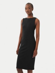 Vero Moda Sukienka letnia Ruby 10343004 Czarny Regular Fit. Czarne kombinezony Vero Moda, na lato, l, bez wzorów, z bawełny, bez kołnierzyka, bez ramiączek. Za 139,99 zł.