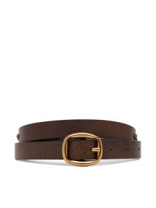 PINKO Pasek Damski Dita H2 Belt 20251 PLT01 104796 A2GG Brązowy. Brązowe paski Pinko, bez wzorów, ze skóry. Za 369,99 zł.