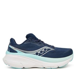 Buty do biegania Saucony. Niebieskie buty sportowe Saucony, bez wzorów, bez zapięcia, do biegania. Za 470,99 zł.