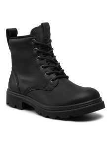 ECCO Trapery Grainer W 21472301001 Czarny. Czarne buty zimowe ecco, z nubiku, bez obcasa, bez zapięcia. Za 919,99 zł.